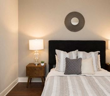 An attractively furnished 1900 Arch bedroom